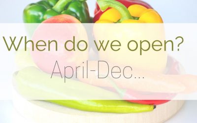 When do we open?